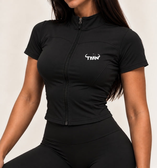 Top Zip Maister Active Negro