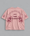 Polera Oversize Be a Maister Rosada – espalda