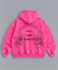 Polerón Oversize Be a Maister Fucsia – espalda