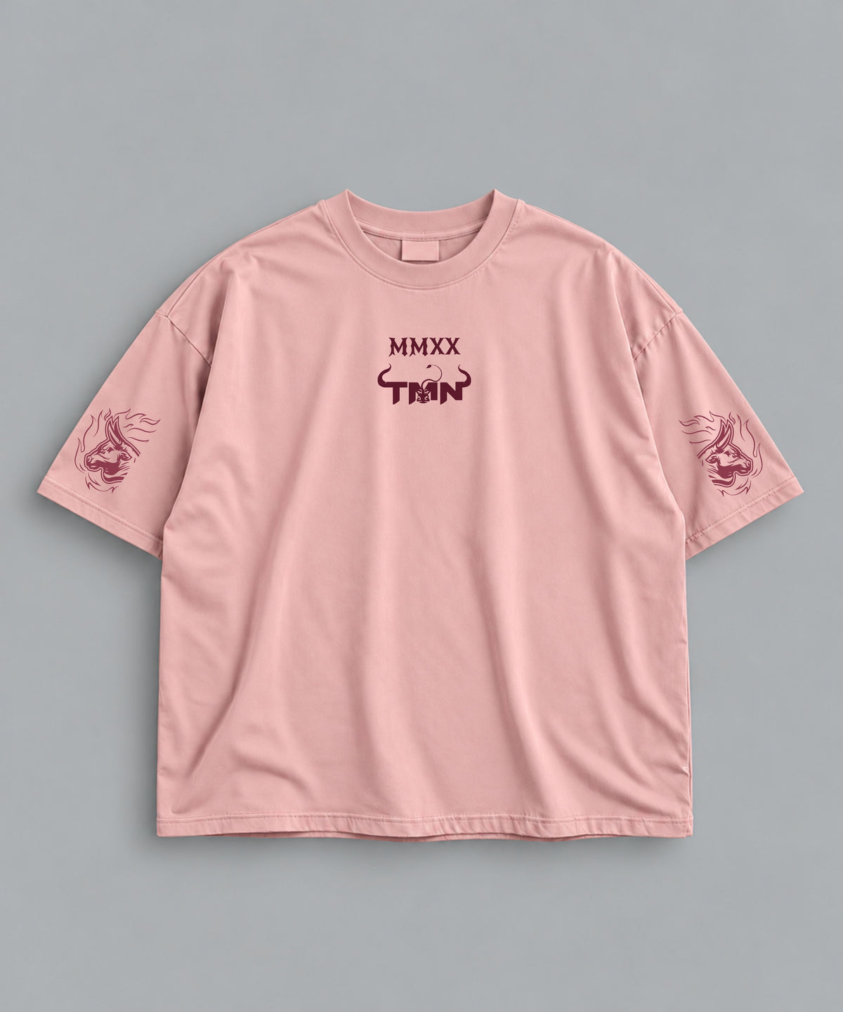 Polera Oversize Be a Maister Rosada – frente