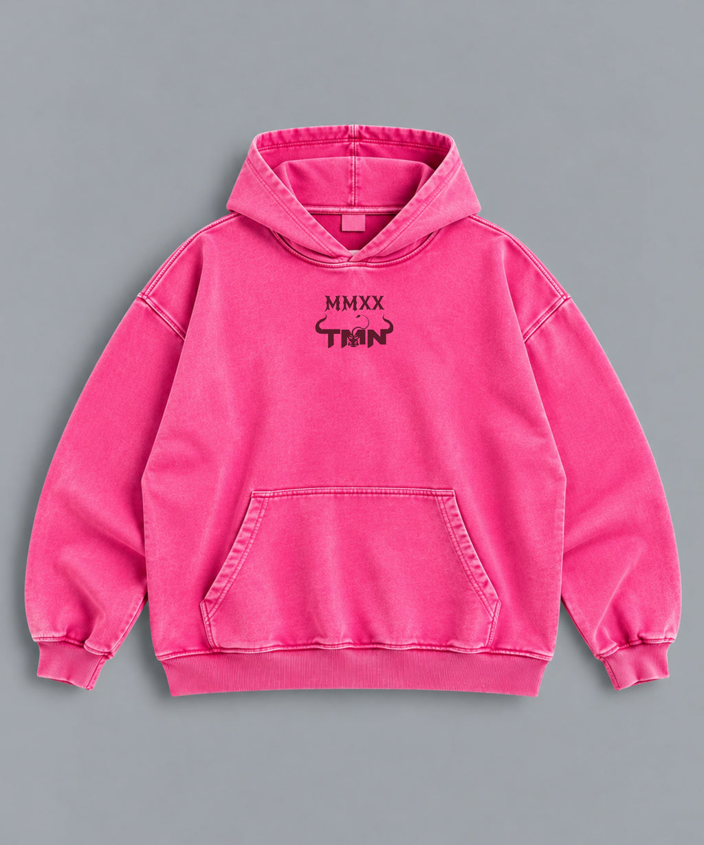 Polerón Oversize Be a Maister Fucsia – frente