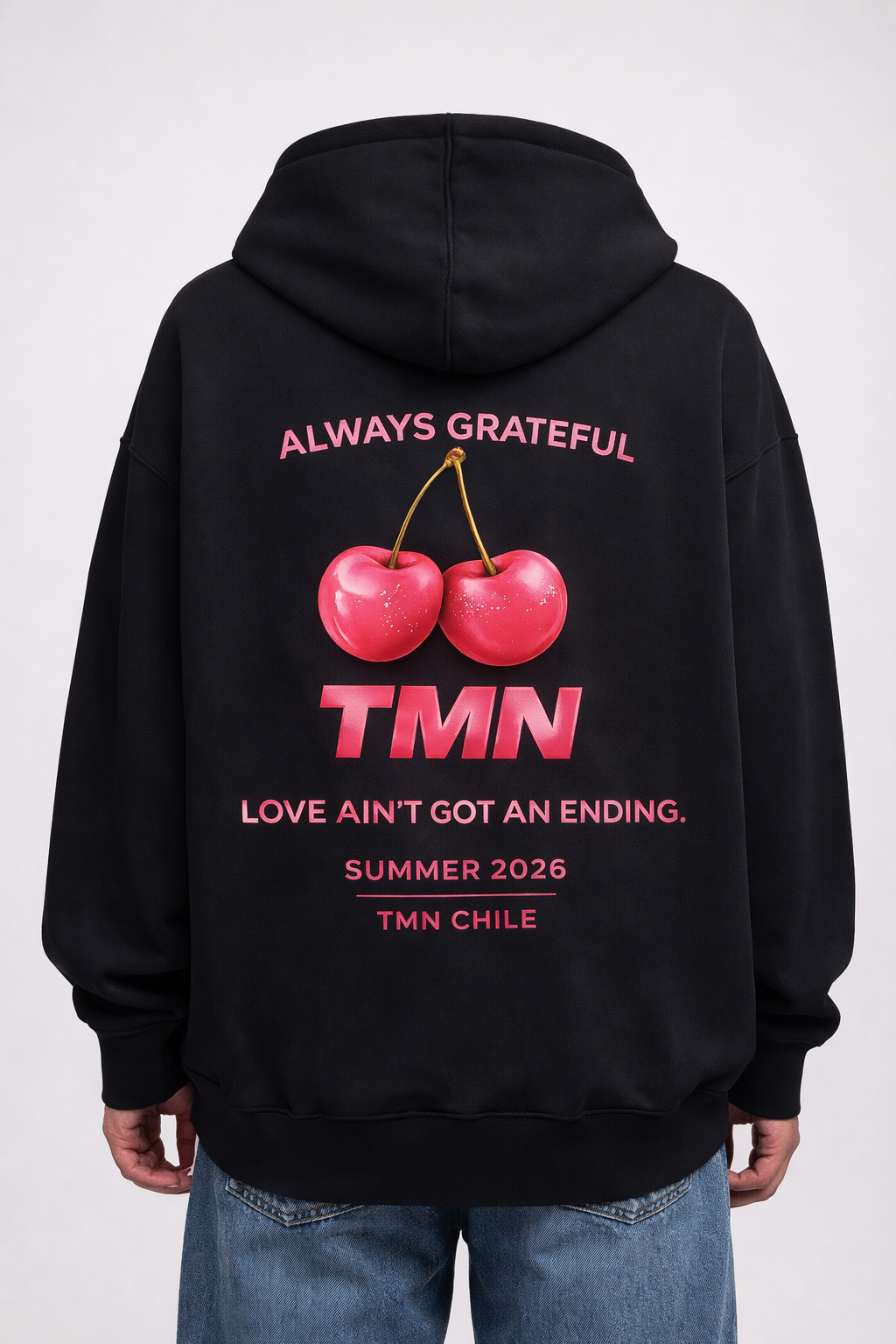 ENDINGLESS Gratitude Hoodie negro
