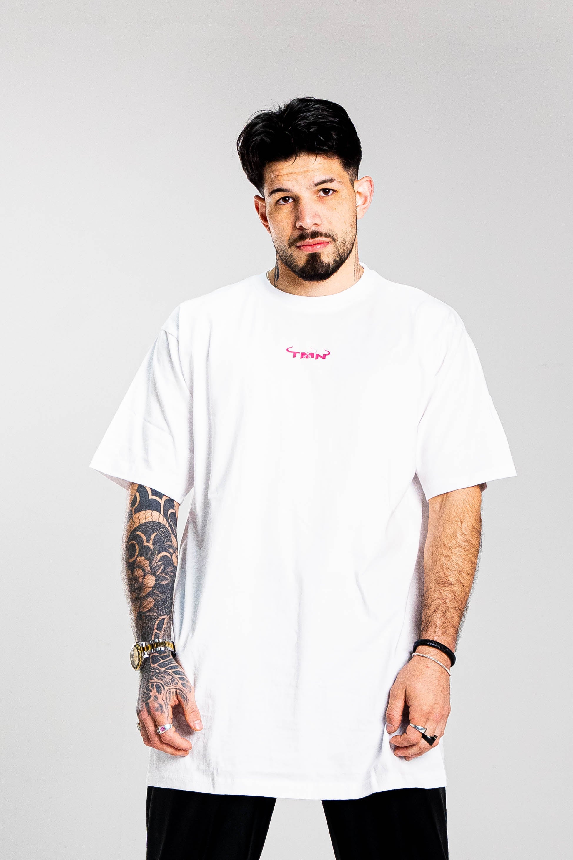 Polera oversize hombre blanca - State of Metanoia