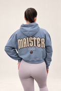 Polerón Cropped Maister Club Azul Acero – TMN Sportwear