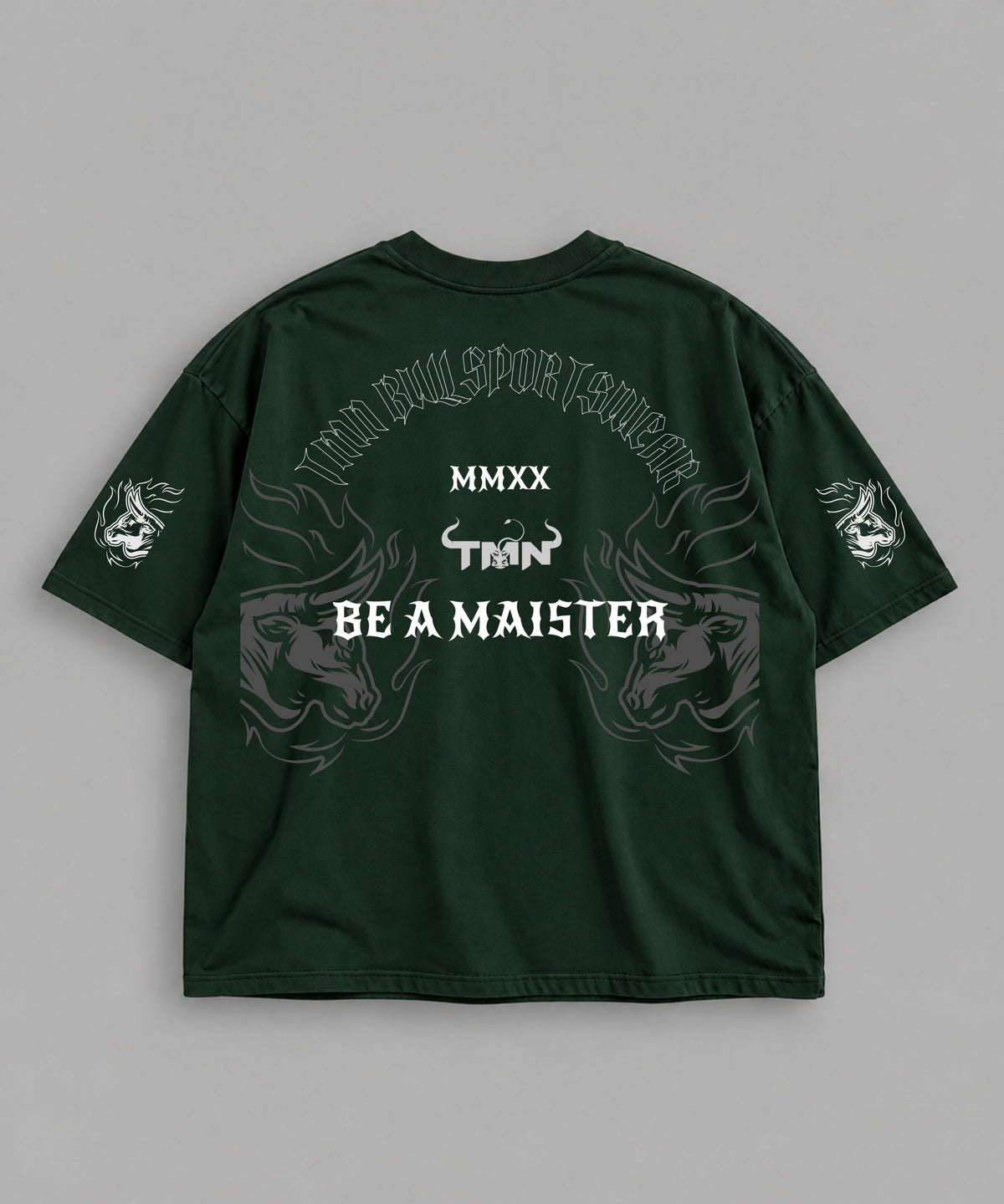 Polera Oversize Be a Maister Verde – espalda