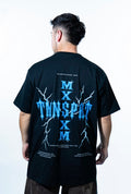 Polera oversize electric negra - TMN