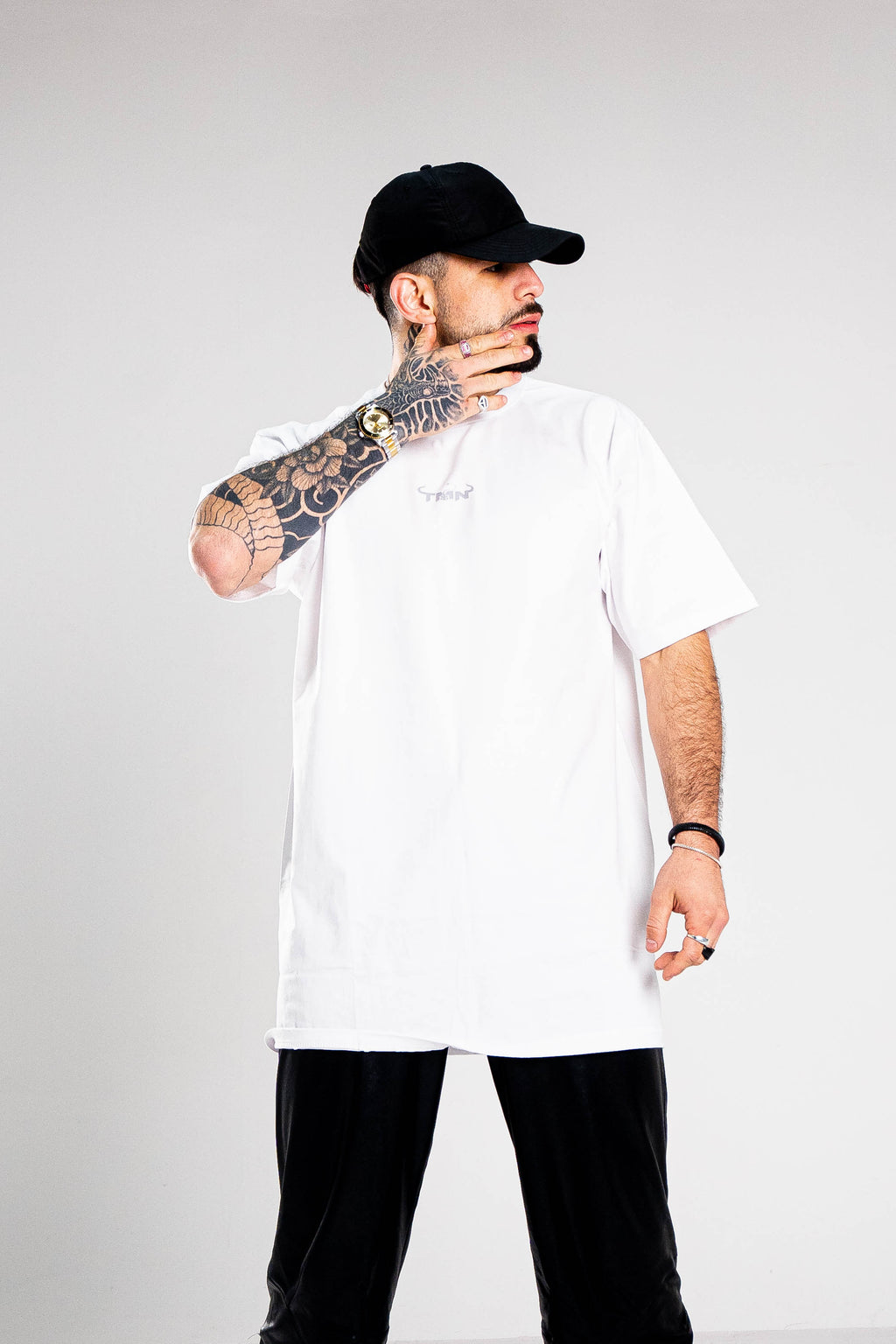 Polera oversize hombre blanca - State of Metanoia
