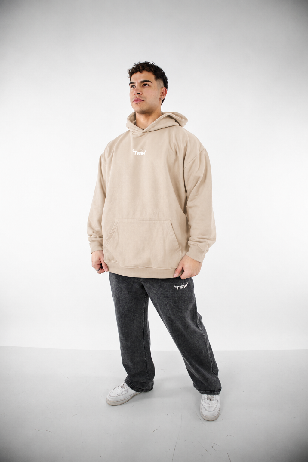 Polerón Oversize Enter Your Prime - Beige