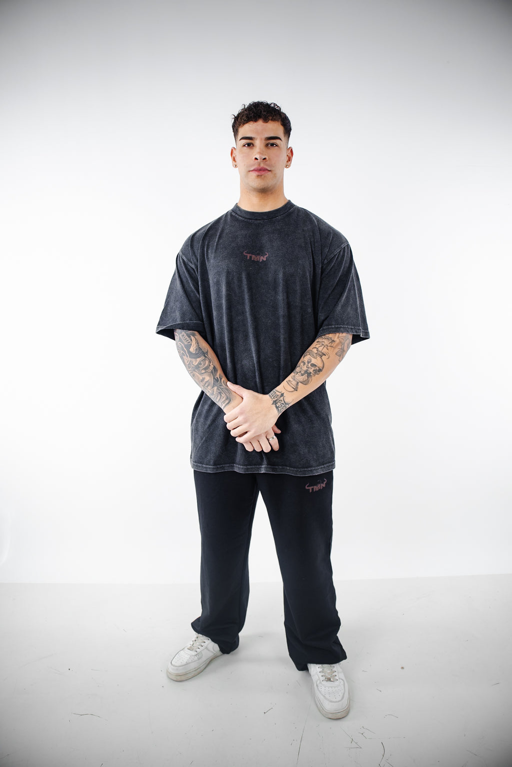 Polera Oversize PSM TMN Cherry - Acid Wash