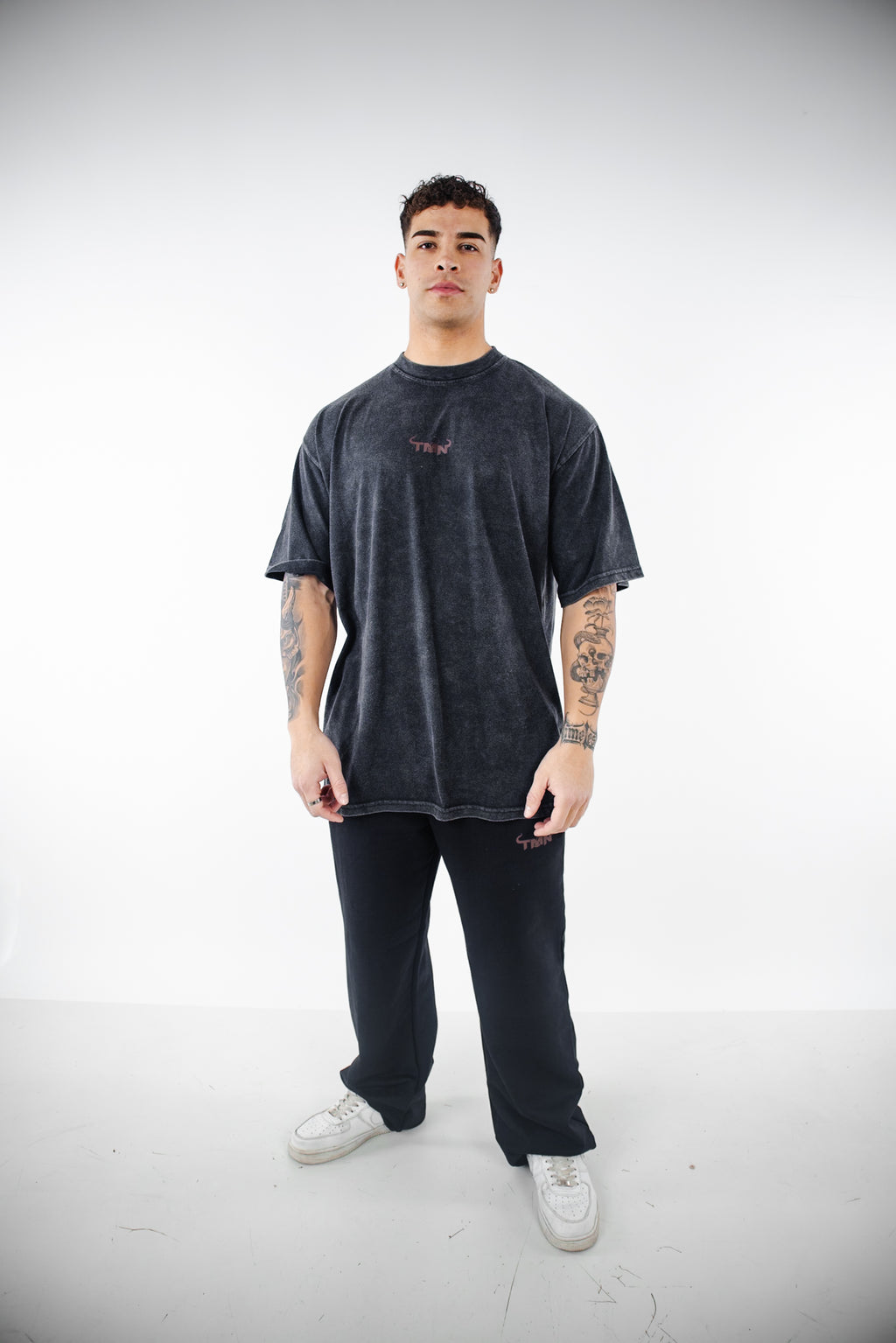 Polera Oversize PSM TMN Cherry - Acid Wash
