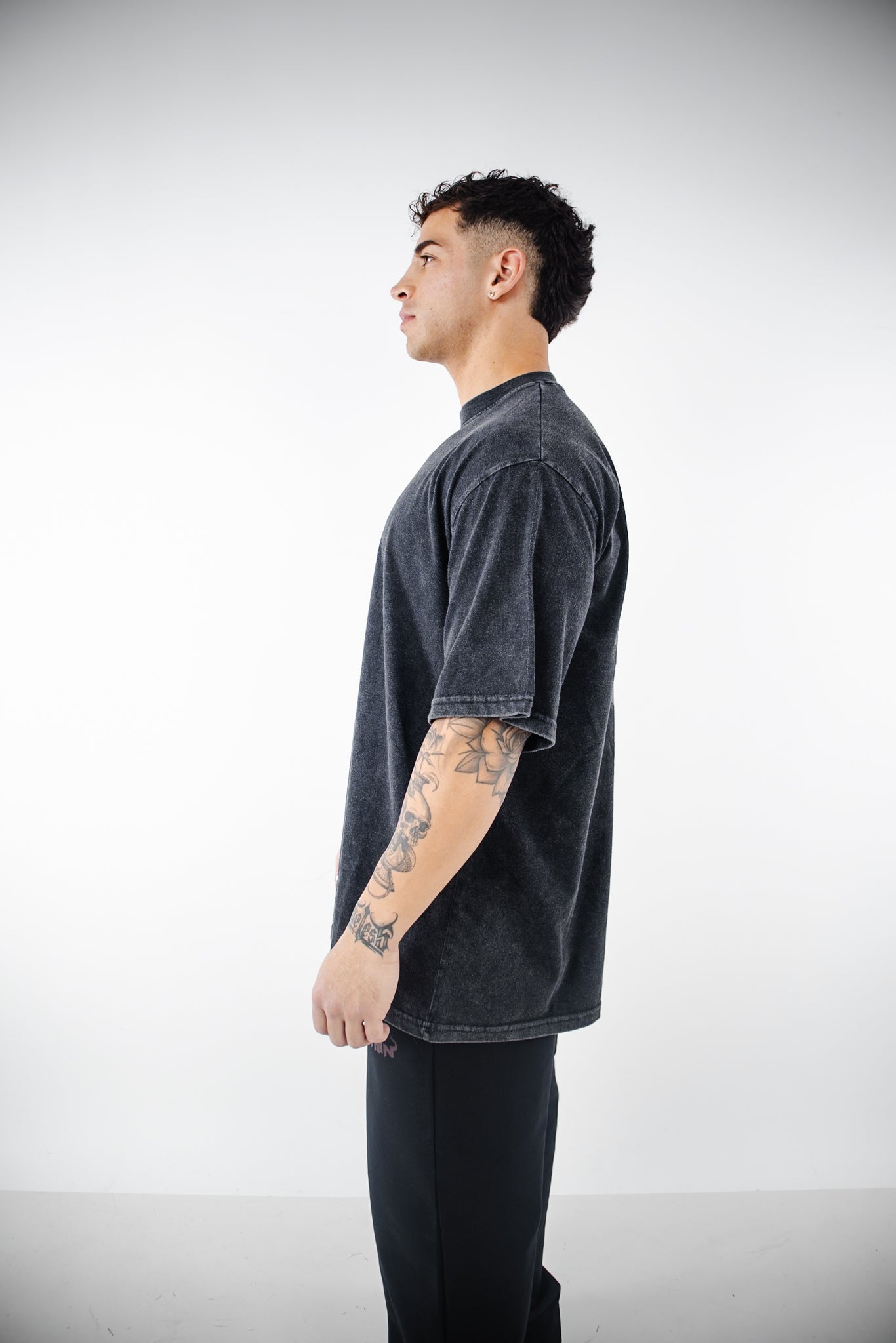 Polera Oversize PSM TMN Cherry - Acid Wash