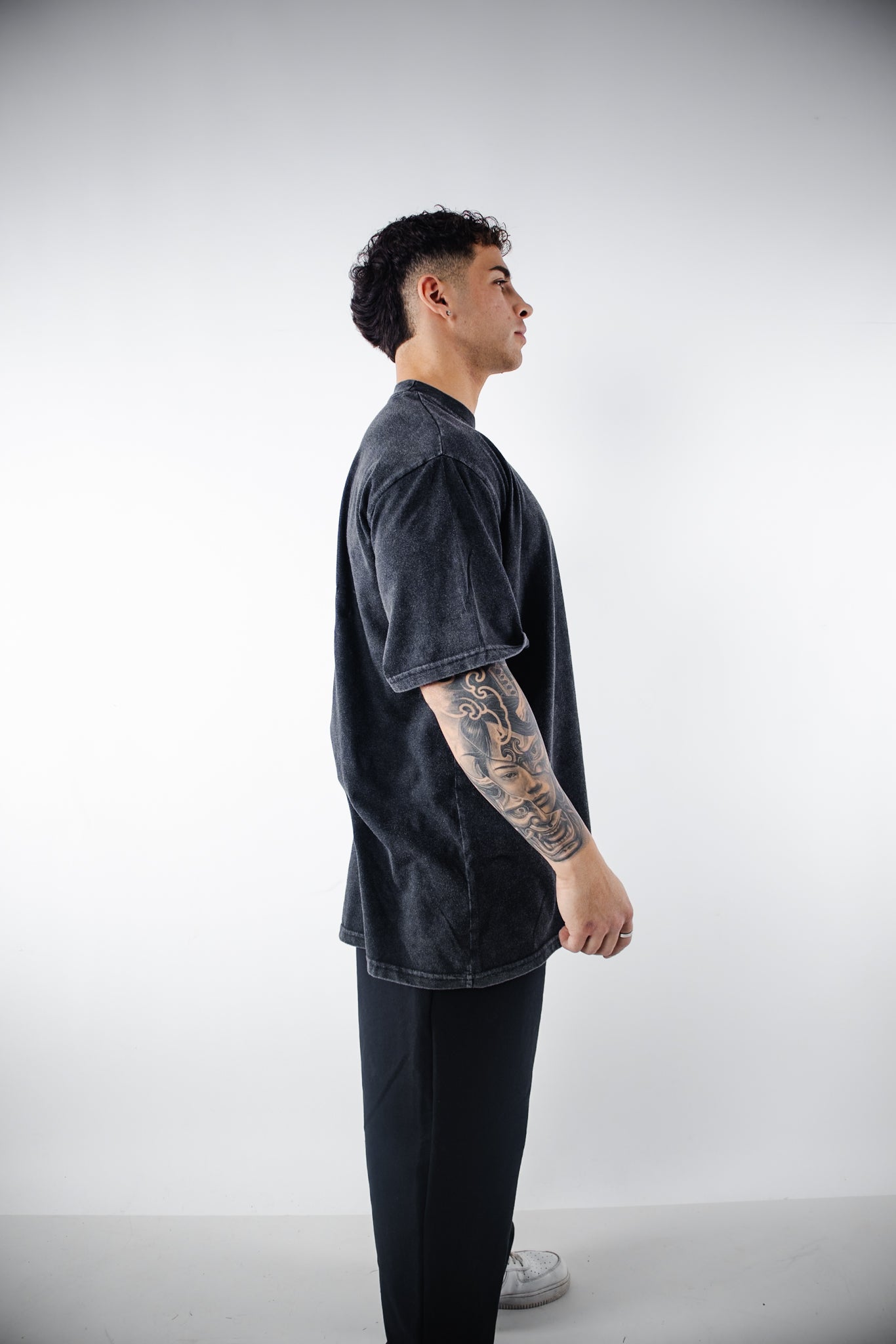 Polera Oversize PSM TMN Cherry - Acid Wash