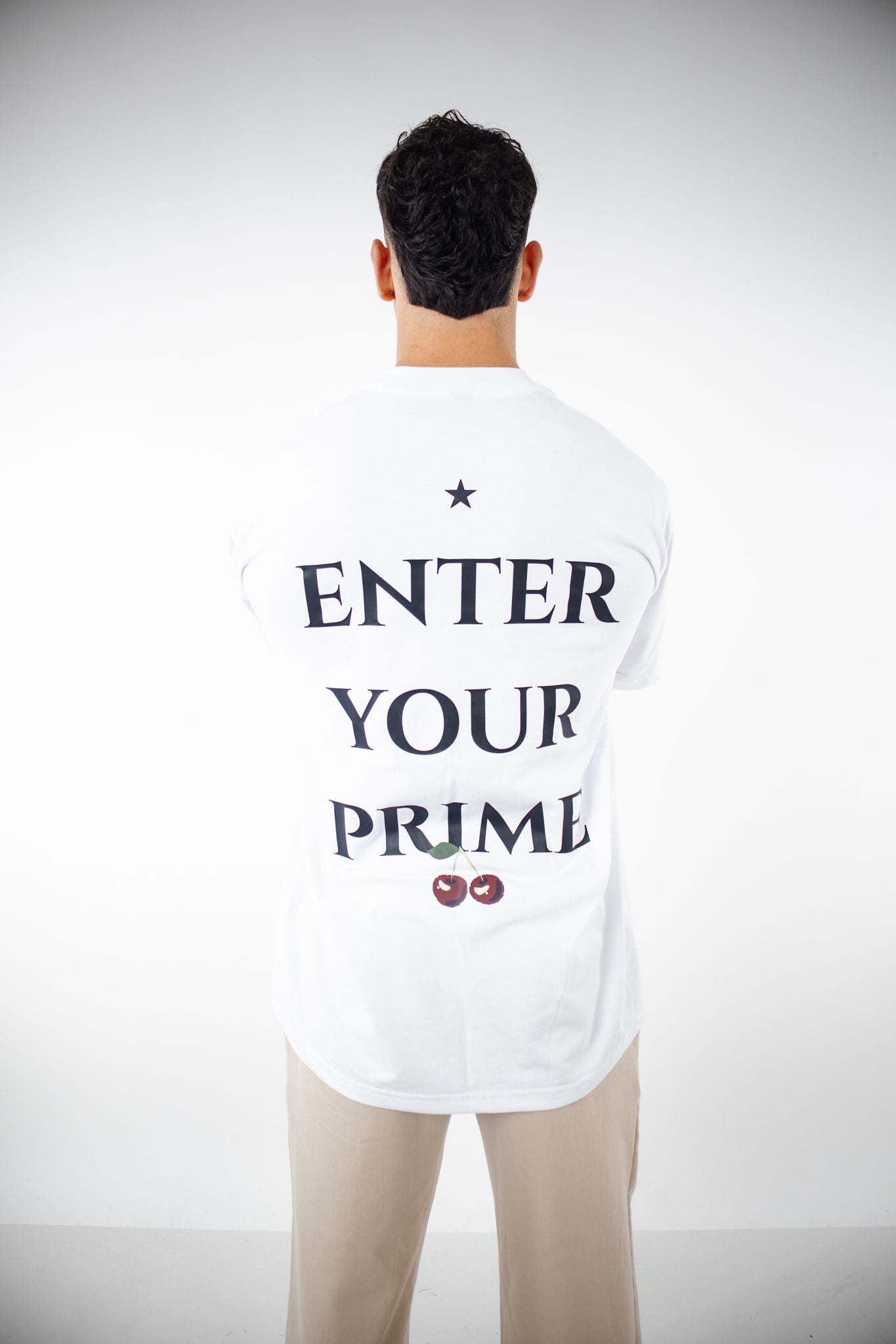 Polera Oversize Enter Your Prime - Blanca