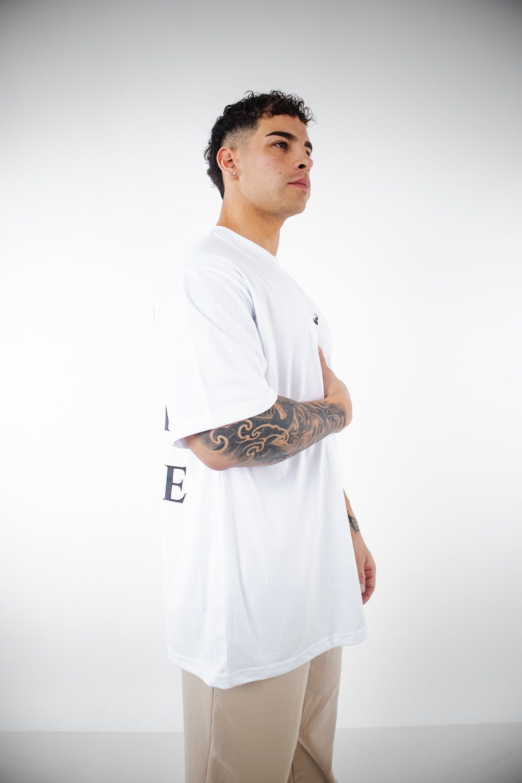 Polera Oversize Enter Your Prime - Blanca