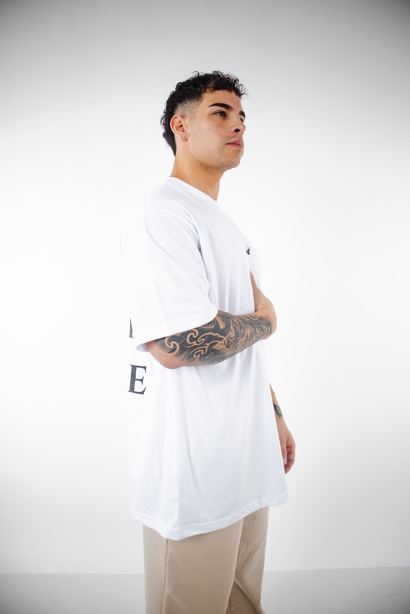 Polera Oversize Enter Your Prime - Blanca