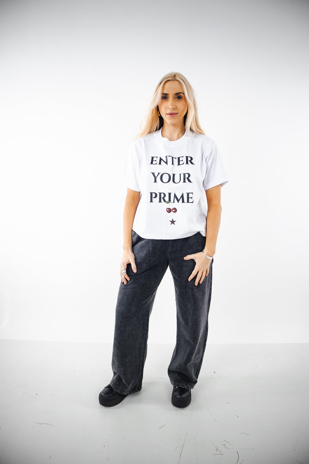 Crop oversize  Enter Your Prime - Blanca (Mujer)