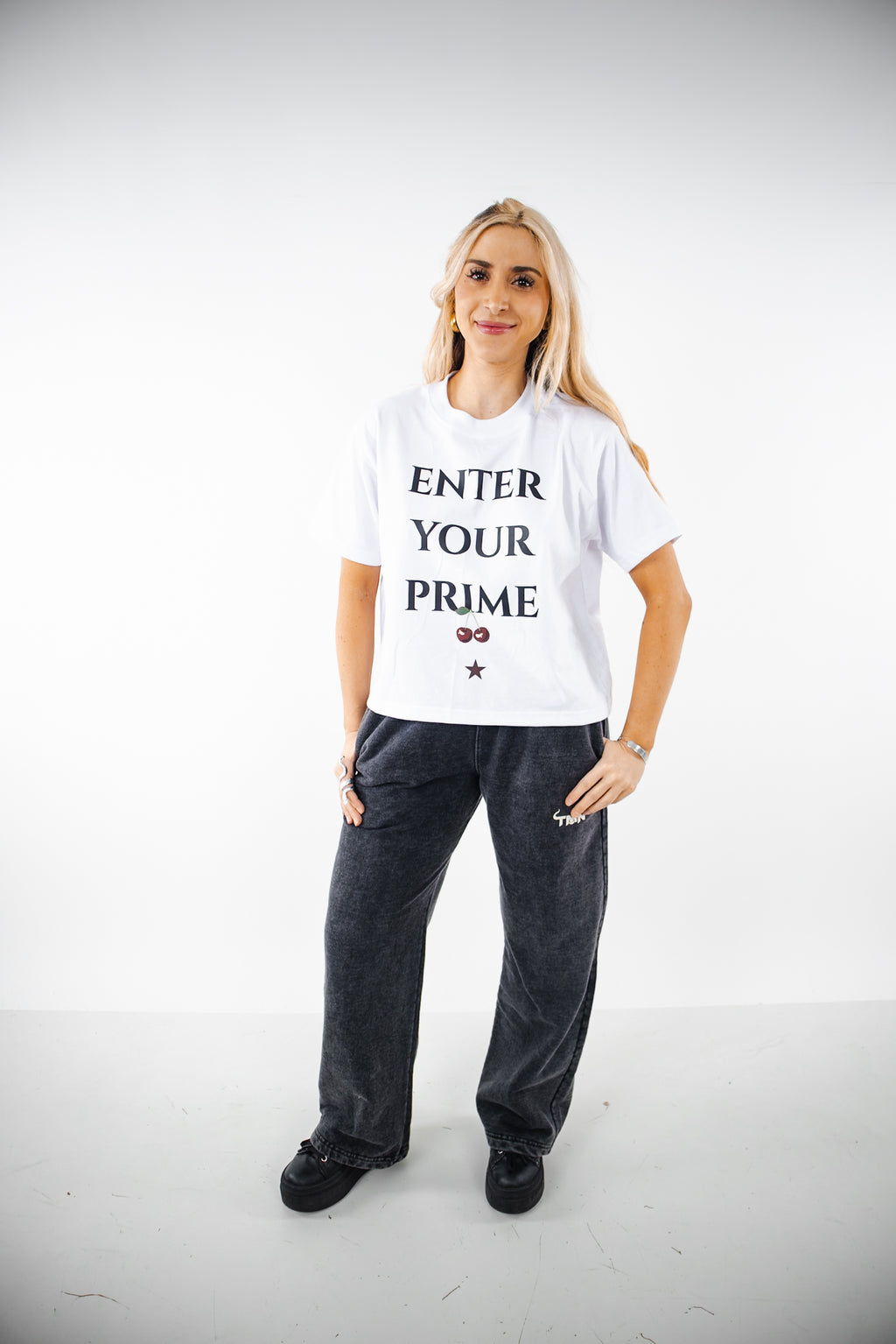 Crop oversize  Enter Your Prime - Blanca (Mujer)