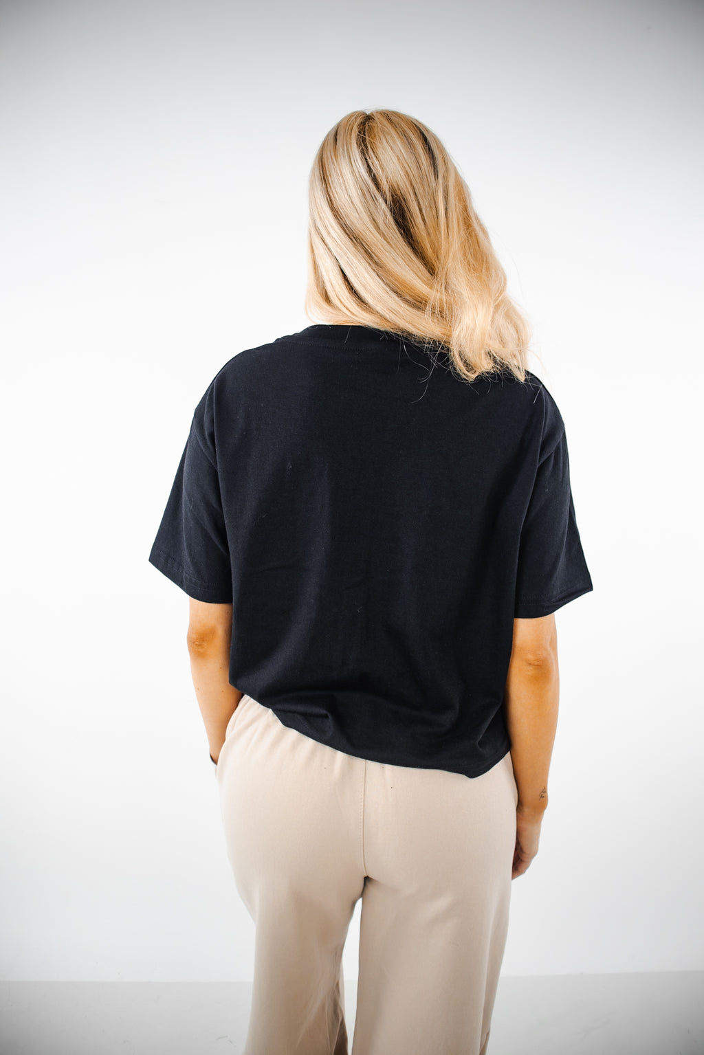 Crop Oversize Enter Your Prime - Negra (Mujer)