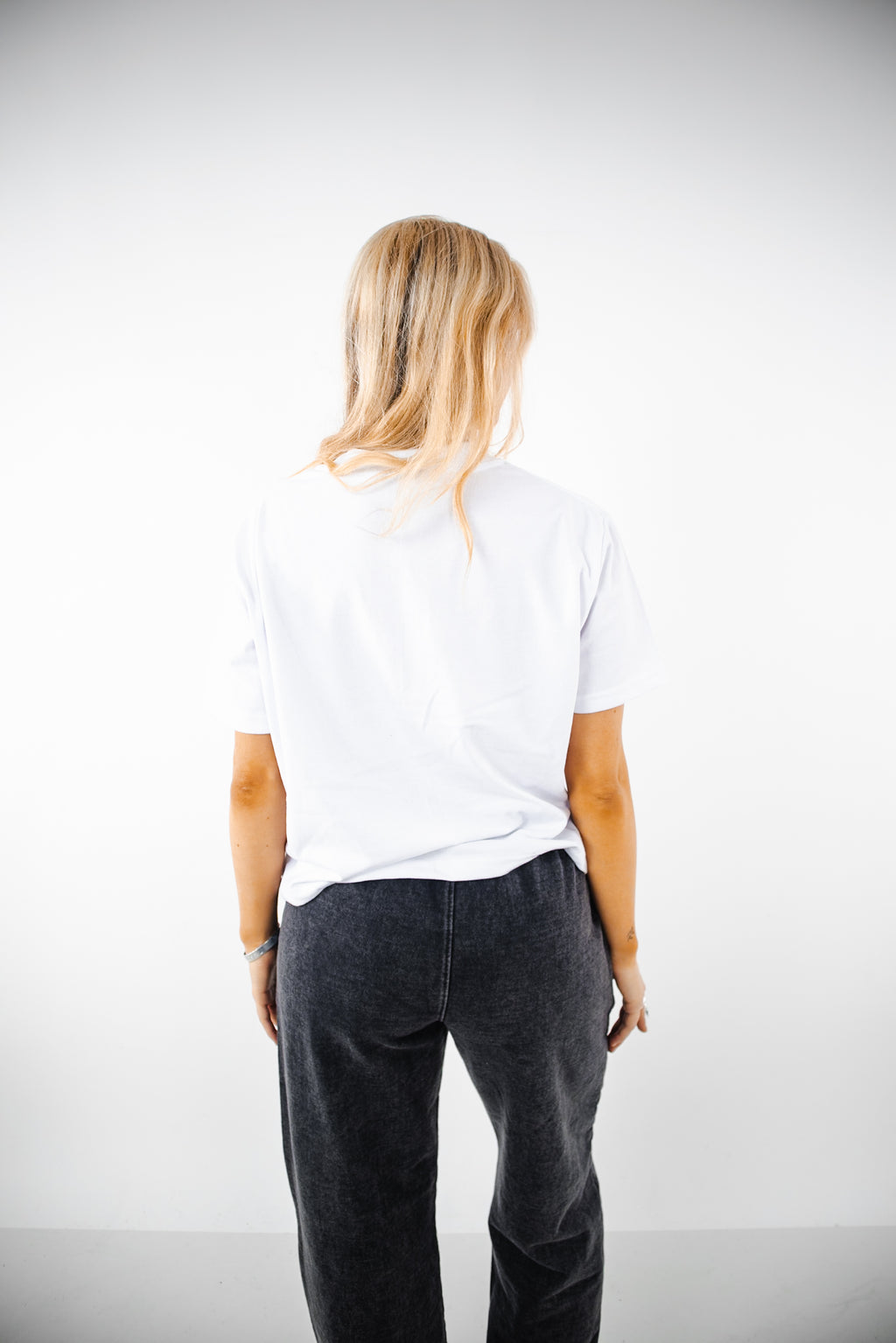 Polera Crop PSM Cherry Blanca Mujer