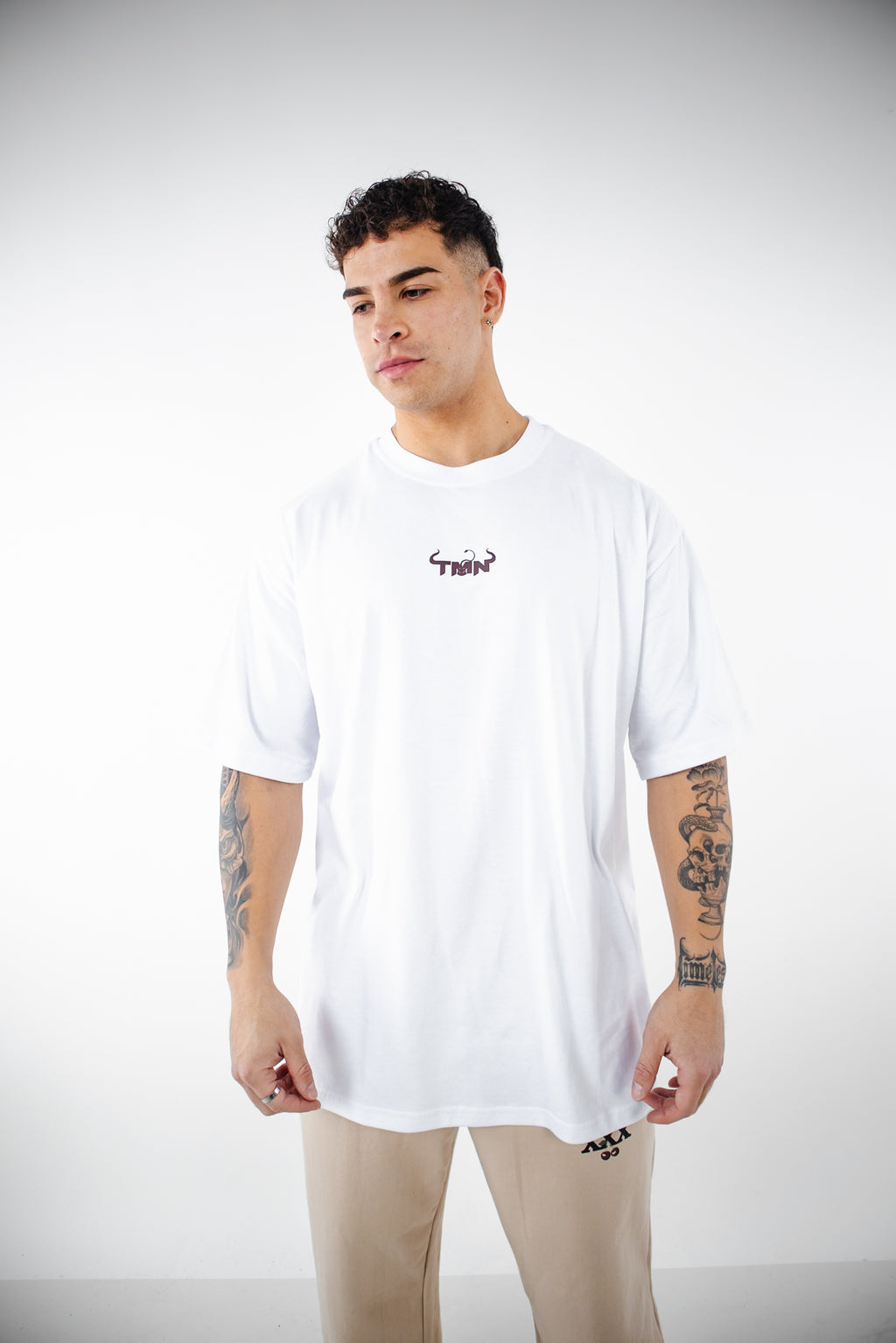 Polera Oversize PSM TMN Esencial - Blanca