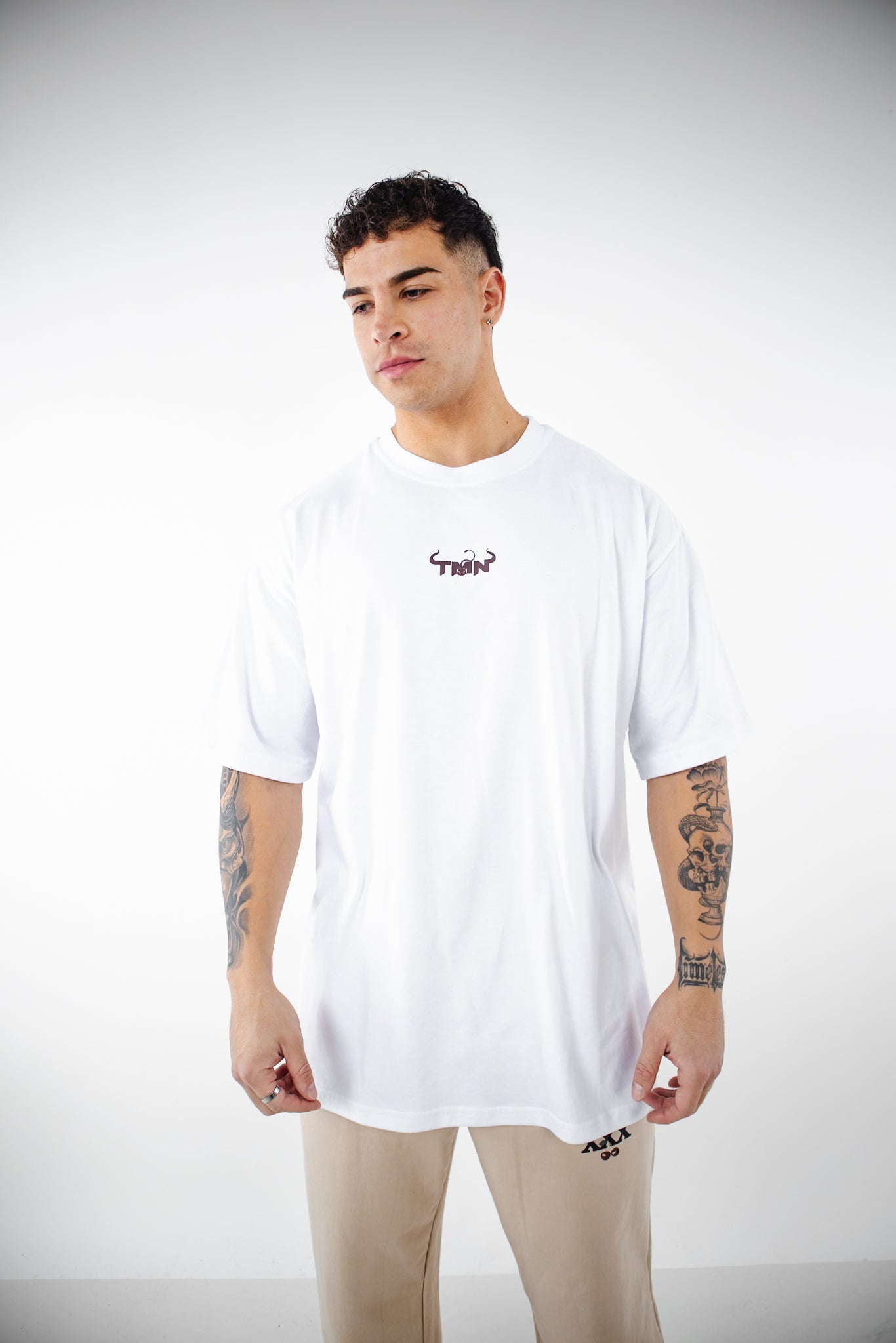 Polera Oversize PSM TMN Esencial - Blanca
