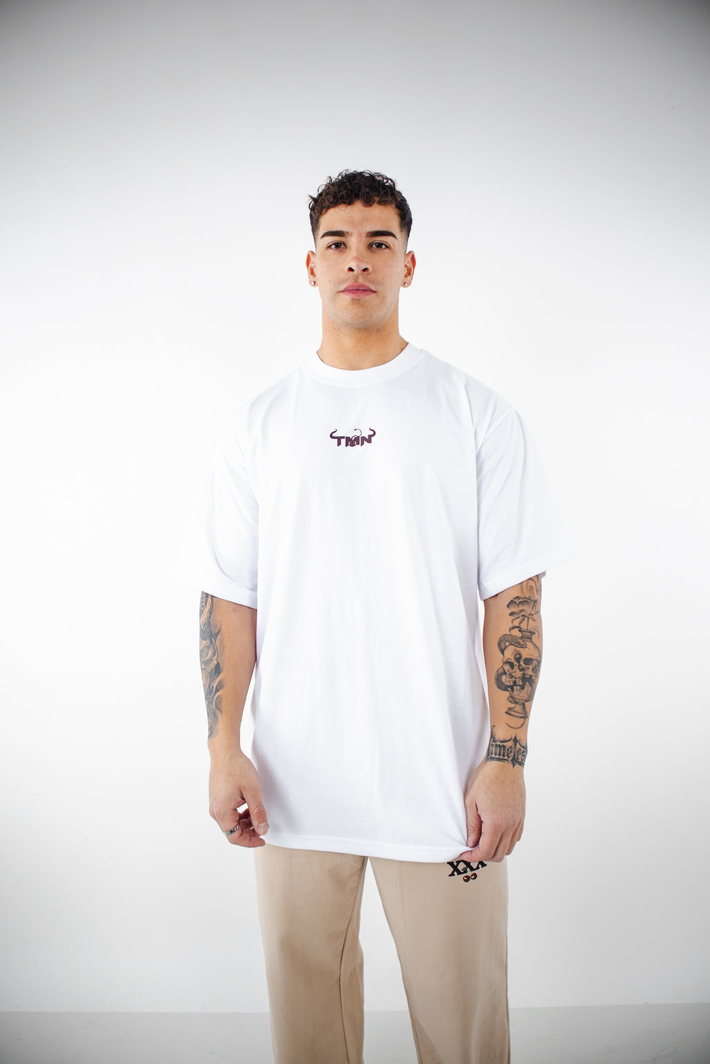 Polera Oversize XXX TMN - Blanca