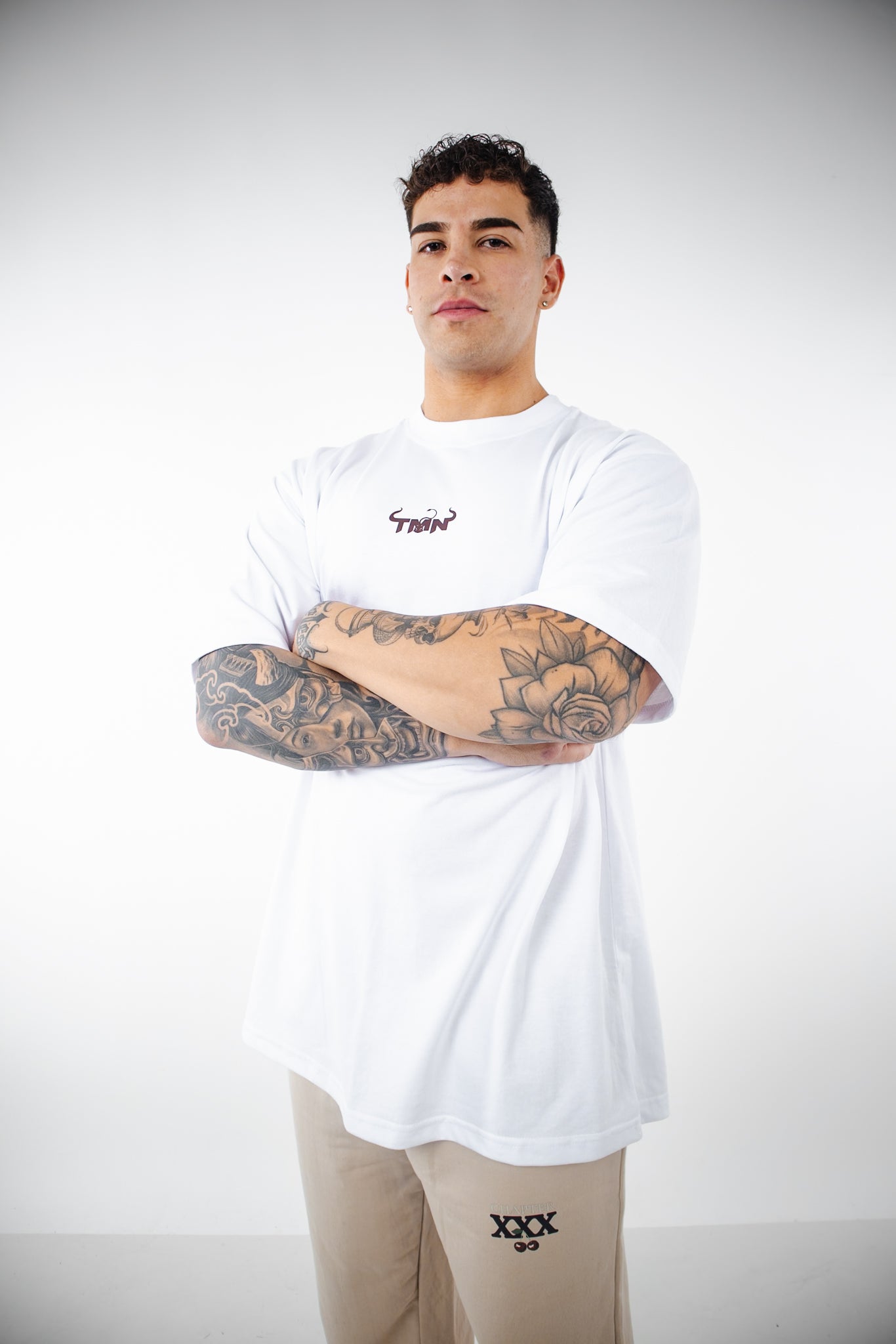 Polera XXX TMN Blanca Hombre