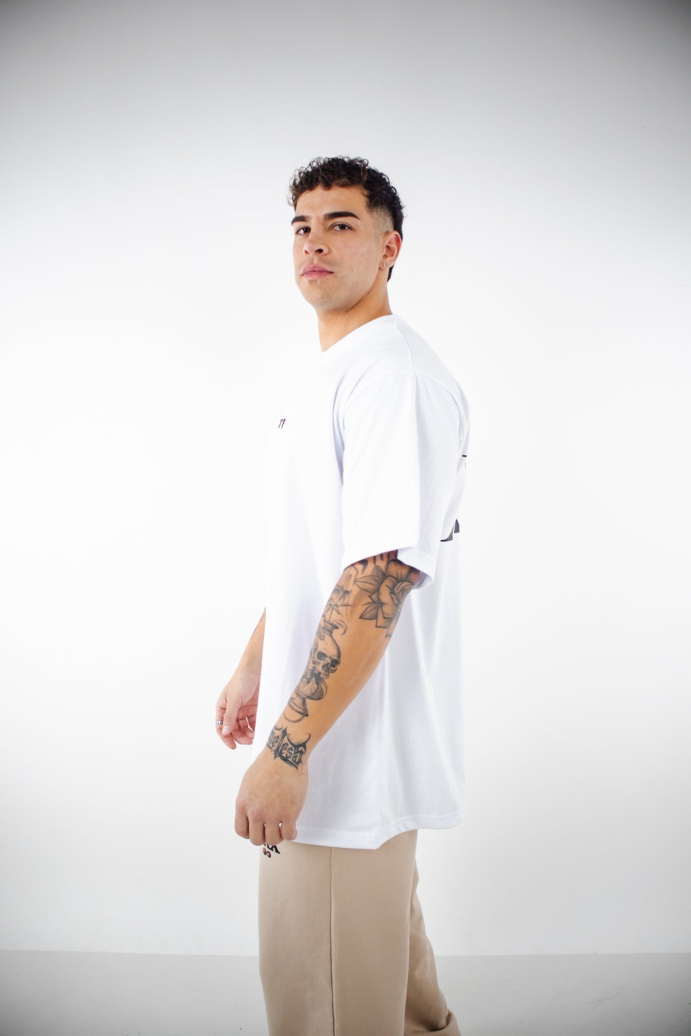 Polera Oversize XXX TMN - Blanca