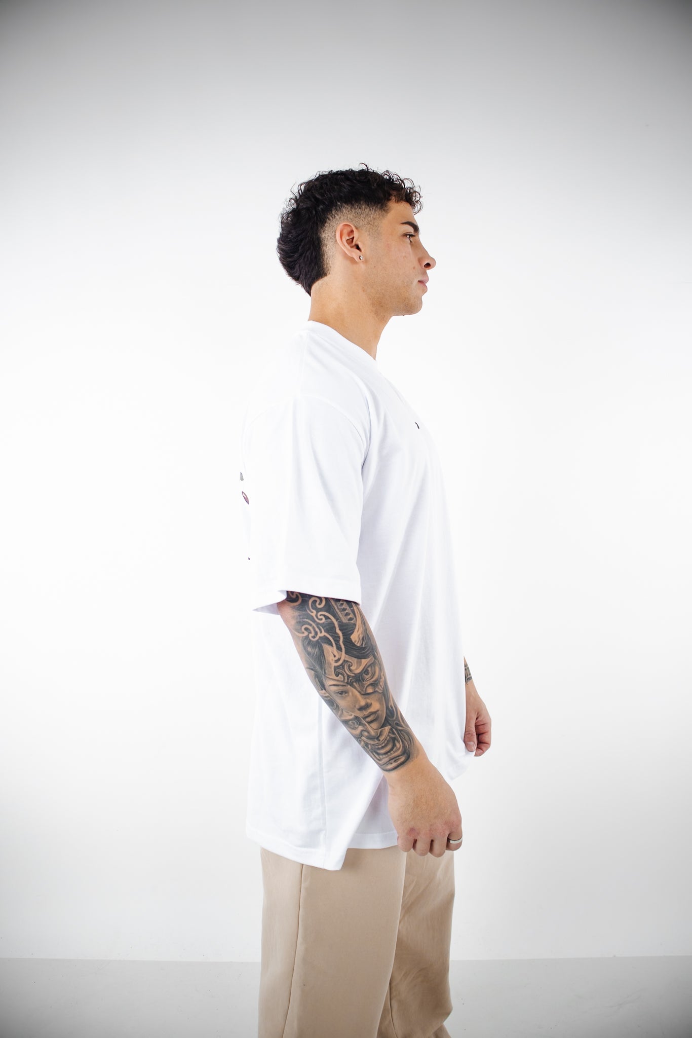 Polera Oversize XXX TMN - Blanca