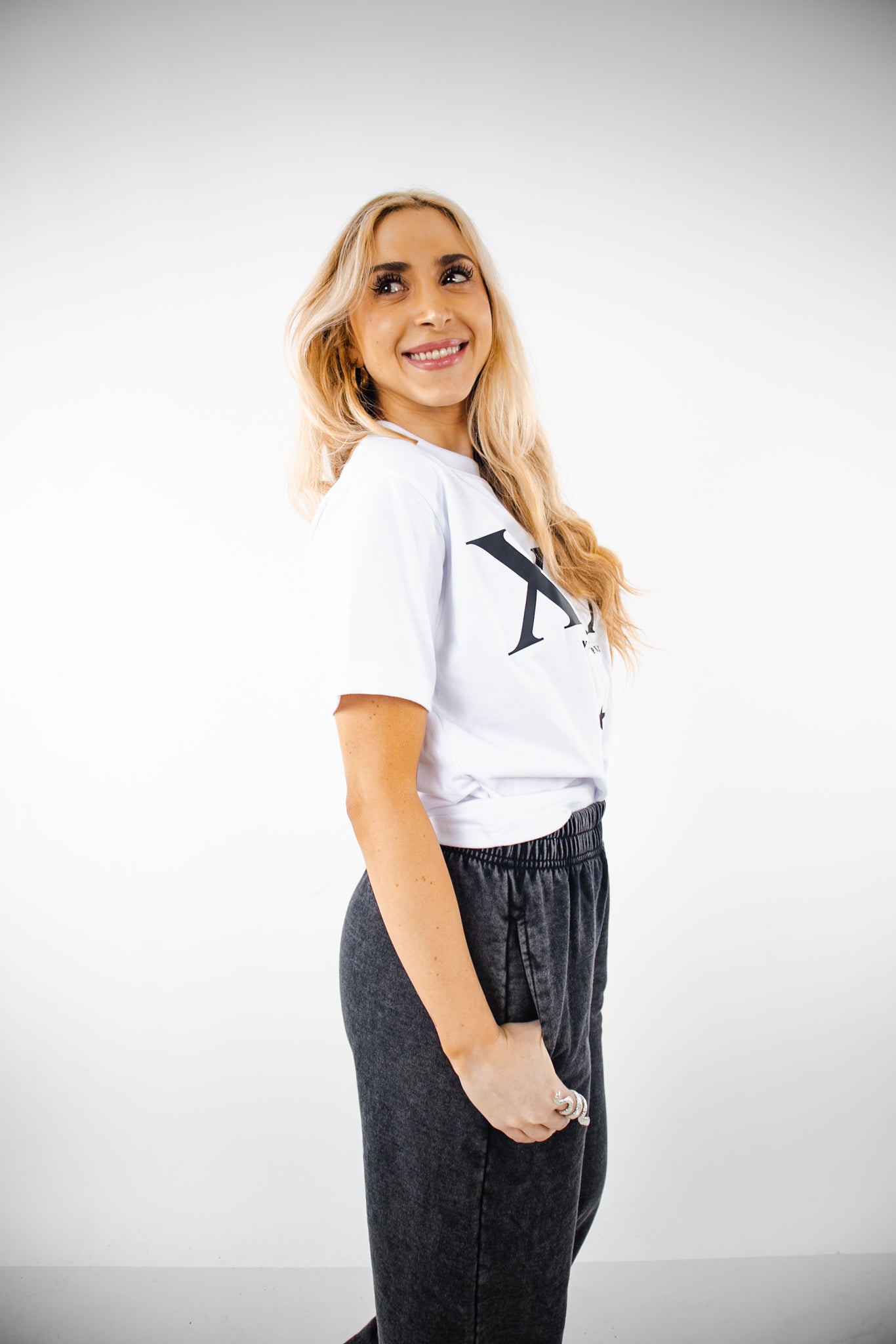 Polera Crop XXX TMN Blanca Mujer