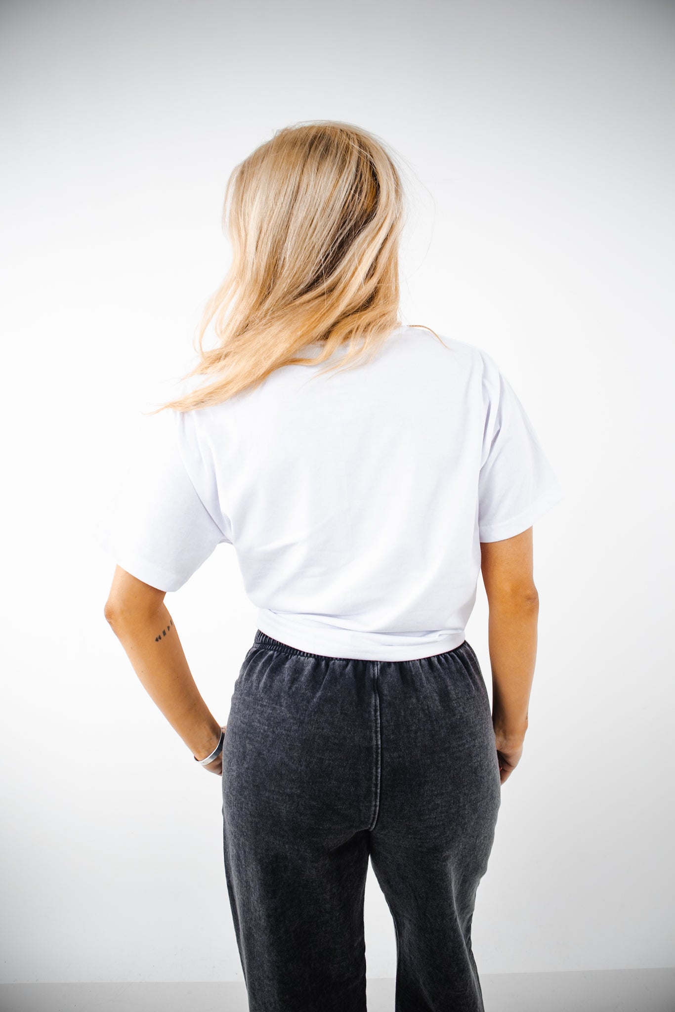 Polera Crop XXX TMN Blanca Mujer