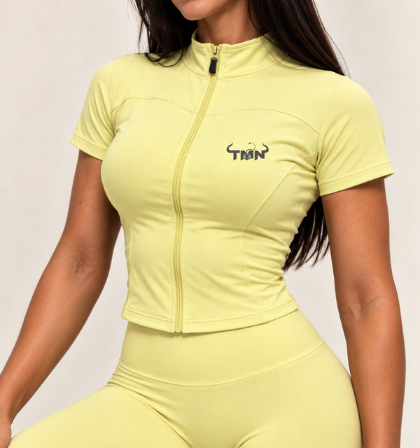 Top Zip Maister Active Limón