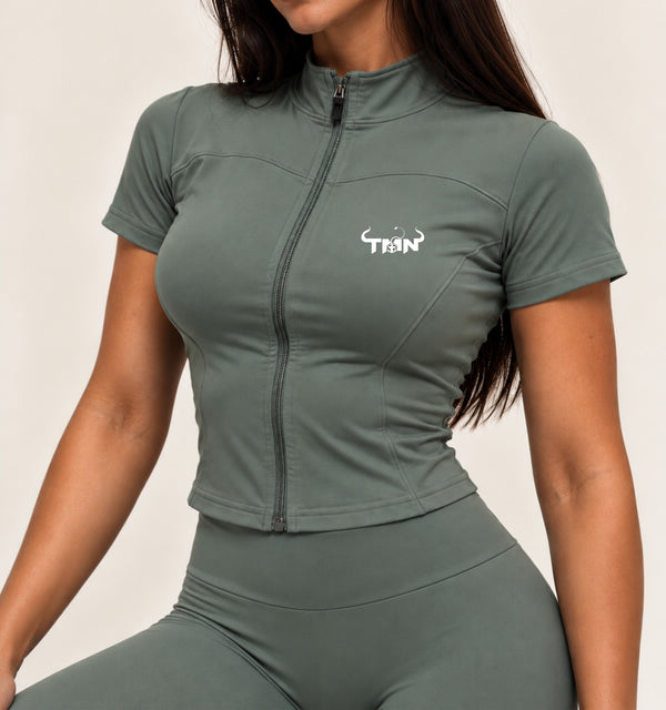 Top Zip Maister Active Salvia